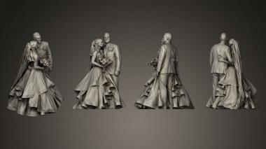 Figurines of people Jan a Barbara 3d model